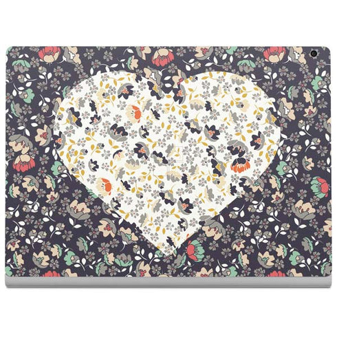 Floral Heart Surface Book 2 13.5in Skin